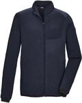 Strickjacke KILLTEC "KSW 128 MN FLX JCKT", Herren, Gr. L, blau (navy), Obermaterial: