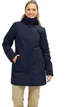 Funktionsmantel MAIER SPORTS "DA-MANTEL MTEX EDESI", Damen, Gr. 44, blau (night sky),