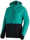 Skijacke MAIER SPORTS "Lipno", Herren, Gr. 48, cyan, 100% Polyester, Jacken Skijacke,