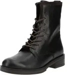 Schn&uuml;rstiefelette GABOR "Gabor Stiefelette Leder", Damen, Gr. 37, braun (moro),