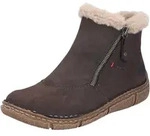 Winterboots RIEKER, Damen, Gr. 37, Warmfutter, braun, Lederimitat, Basic, Schuhe