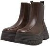 Stiefelette BUFFALO "Buffalo FUSION PANEL CHELSEA", Damen, Gr. 39, braun,