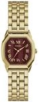 Quarzuhr FOSSIL "Harlow", gold (gelbgoldfarben, rot), Armbanduhren, Damen,