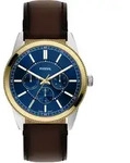 Quarzuhr FOSSIL "Pearson", braun (dunkelbraun, schwarz, blau), Armbanduhren,...