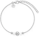 Armband TOM TAILOR "Perle", silber (silberfarben, wei&szlig;), Armb&auml;nder, Damen,...