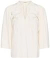 Langarmbluse SOAKED IN LUXURY "Damen Bluse langarm SLLantana", Damen, Gr. M, wei&szlig;