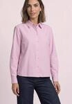 Langarmbluse STREET ONE, Damen, Gr. 42, rosa (vintage blush), Web, 100% Baumwolle,
