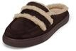 Sabot MARC O'POLO "aus ge&ouml;ltem Veloursleder", Damen, Gr. 36, Synthetik, braun (pure