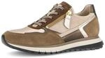 Sneaker GABOR "Sneaker low", Damen, Gr. 36, braun, Schuhe Sneaker