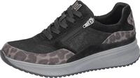 Schn&uuml;rschuh WALDL&Auml;UFER "H-Macie", Damen, Gr. 8 (42), Textil, schwarz (schwarz,