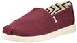 Espadrille TOMS "TOMS Halbschuhe Textil", Damen, Gr. 42, Schurwolle, dunkelrot,