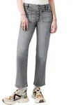 Bootcut-Jeans QS, Damen, Gr. 34, N-Gr, grau (grau used), Denim/Jeans,...