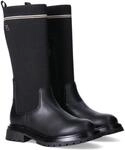 Stiefel TOMMY HILFIGER, M&auml;dchen, Gr. 36, Textil, schwarz, Lederimitat, Textil,