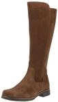 Stiefel GABOR "Gabor Stiefel Veloursleder", Damen, Gr. 39, Textil, braun (whisky),
