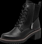 MARCO TOZZI Schn&uuml;rstiefelette "LUTTER" Blockabsatz, Ankle Boots mit...