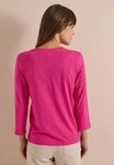 3/4-Arm-Shirt CECIL, Damen, Gr. S (38), pink (pink flash), Web, 50% Baumwolle,...