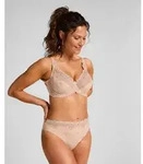 Slip HUNKEM&Ouml;LLER "Diva High Knickers", Damen, Gr. XS, beige (orange), 73% Polyamid,