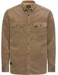 camel active Langarmhemd Cordhemd mit Button-Down-Kragen und Knopfleiste