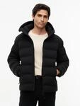 Steppjacke TOMMY HILFIGER "TECH HEAT SEALED JACKET", Herren, Gr. S, schwarz, Web,