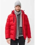Steppjacke BRAX "Style BOB", Herren, Gr. M, rot, Web, 100% Polyester, Jacken