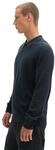 Langarm-Poloshirt MARC O'POLO "aus reiner Bio-Baumwolle", Herren, Gr. S, blau