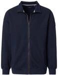 Sweatjacke CASAMODA "CASAMODA Sweatjacke uni", Herren, Gr. M, blau (dunkelblau), 90%