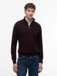 Tommy Hilfiger Troyer "PIMA COTTON CASH STRUCTURE ZIP MOCK" mit Kaschmiranteil,