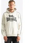 Kapuzensweatshirt LONSDALE "PURFLEET", Herren, Gr. XL, wei&szlig; (beige, schwarz),
