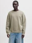 Jack & Jones Sweatshirt "JJEACE SWEAT CREW NECK NOOS", Baumwollmischung, locker