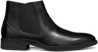 Chelseaboots GEOX "U THORIAN", Herren, Gr. 40, Synthetik Textil, schwarz, Nappaleder,