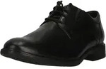 Schn&uuml;rschuh CLARKS "Steadwell PTWP", Herren, Gr. 41, schwarz, Leder, Schuhe