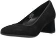 Pumps ARA "Ara Pumps Veloursleder", Damen, Gr. 39, Leder, schwarz, Veloursleder,