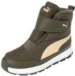 Winterboots PUMA "EVOLVE BOOT LITE V PS", M&auml;dchen, Gr. 29, gr&uuml;n (schwarz olive,