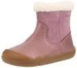 Stiefelette GEOX "Geox Stiefelette Leder", Damen, Gr. 21, rosa, Leder, Schuhe