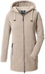 Fleecejacke "GW 44 WMN KNTFLC PRK", Damen, Gr. 38, beige (hellbeige), Obermaterial: