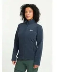 Fleecejacke JACK WOLFSKIN "TAUNUS 200 FZ W", Damen, Gr. 3XL, midnightsky,...