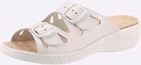 Pantolette CLASSIC, Damen, Gr. 41, wei&szlig;, Glattleder, Schuhe Pantolette