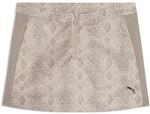 Jerseyrock PUMA "T7 Snake Print Rock Damen", Damen, Gr. S, beige (mouse gray beige),