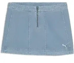 Jerseyrock PUMA "FUTURE.PUMA.ARCHIVE Washed Twill Rock Damen", Damen, Gr. S, blau