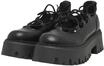 Sneaker BUFFALO "Buffalo ASPEN GHILLIE", Damen, Gr. 37, schwarz, Polyurethan,