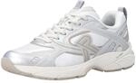 Keilsneaker RIEKER, Damen, Gr. 36, Textil, wei&szlig;, Lederimitat, Textil,