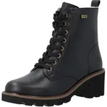 Schn&uuml;rboots REMONTE, Damen, Gr. 44, w&auml;rmend, schwarz, Leder, Textil,...