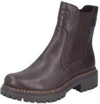 Rieker Chelseaboots Stiefelette, Boots, markanter Laufsohle, Stretch au&szlig;en, schmale