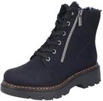 Winterboots RIEKER, Damen, Gr. 36, Warmfutter, schwarz, Nubuklederimitat, unifarben,