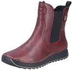 Rieker Winterboots Keilboots, Stiefelette mit Profilsohle und Stretcheinsatz