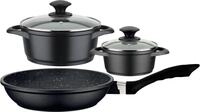 GSW Topf-Set "Gourmet Granit" Set, 1 Kochtopf 16 x H 7,5 cm, 1 Kochtopf 20 x H...