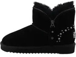Winterboots MUSTANG SHOES "Winterboots", Damen, Gr. 39, Warmfutter, schwarz,