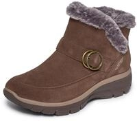 Winterstiefelette SKECHERS "EASY GOING-", Damen, Gr. 35, Warmfutter, braun