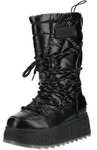 Snowboots BUFFALO "Buffalo Stiefel Lederimitat/Textil", Damen, Gr. 42, schwarz