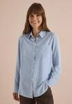 Hemdbluse CECIL, Damen, Gr. XL (44), blau (blouse blau), Stoff, 100% Viskose,